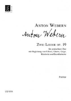 2 Lieder Op. 19 WEBERN Partition Chœur