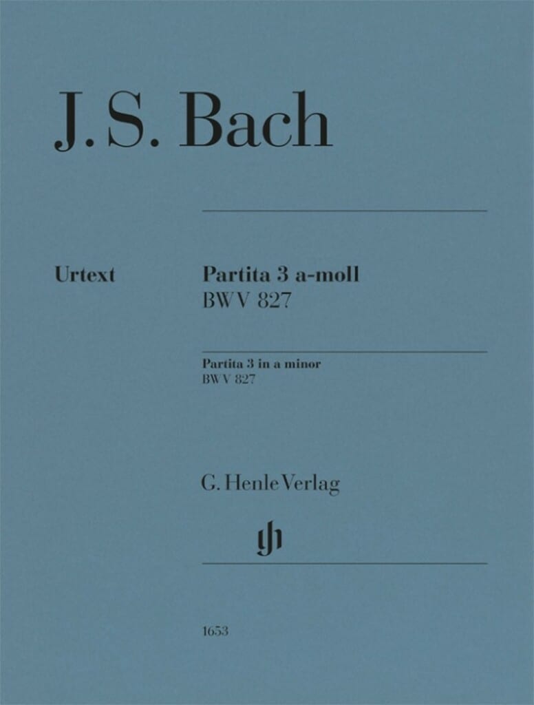 Partita 3 - BWV 827 BACH Partition Piano