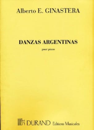 3 Danses Argentines GINASTERA Partition Piano