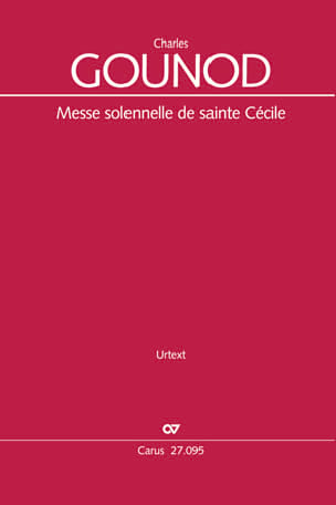 Messe Solennelle de Sainte Cécile CG 56 XL Format - GOUNOD - Partition