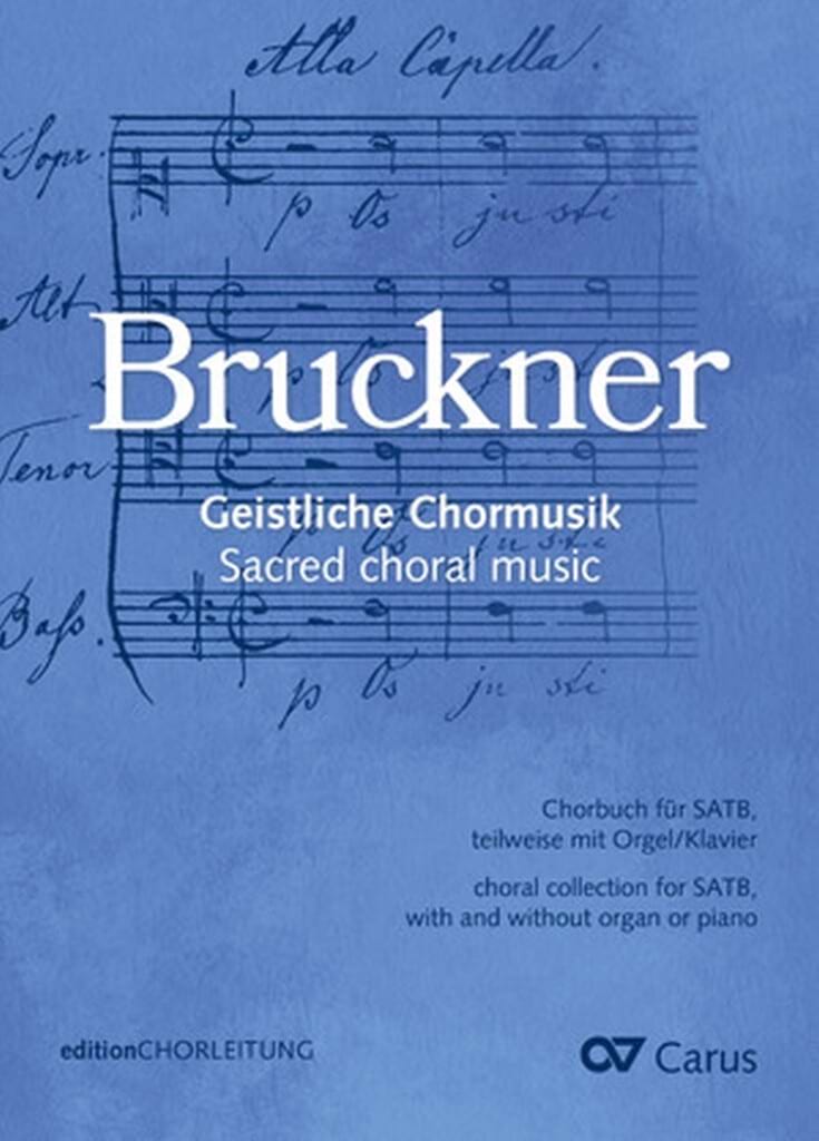 Geistliche Chormusik BRUCKNER Partition Chœur