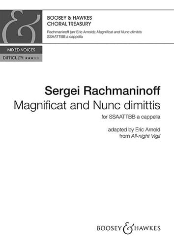 Magnificat et Nunc dimittis RACHMANINOV Partition Chœur