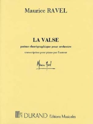 La Valse. RAVEL Partition Piano