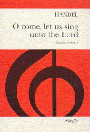 O Come, Let Us Sing Unto The Lord HAENDEL Partition Chœur