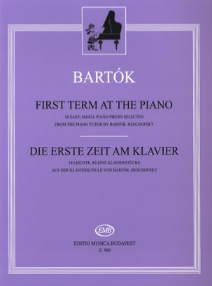 First Term At The Piano BARTOK Partition Piano