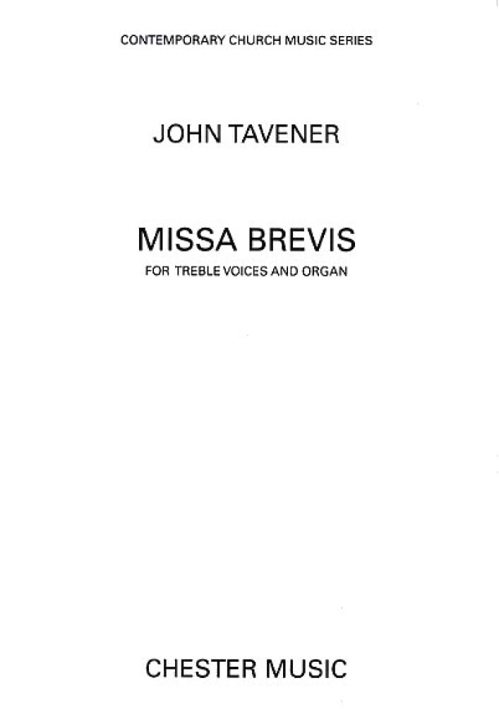 Missa Brevis John Taverner Partition Chœur