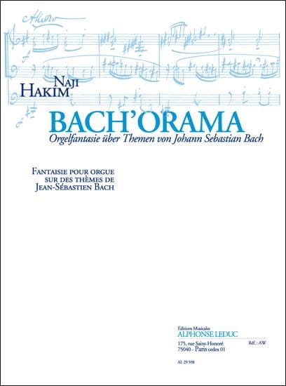 Bach'orama Naji Hakim Partition Orgue