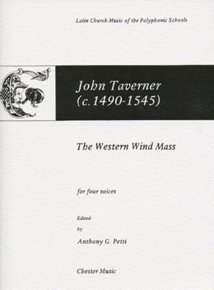 The Western Wind Mass John Taverner Partition Chœur