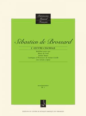 L'oeuvre Chorale Sébastien de Brossard Partition Chœur