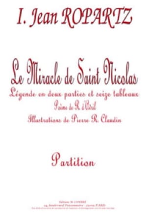 Le Miracle de Saint Nicolas Guy Ropartz Partition Chœur