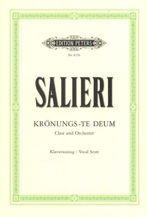 Krönungs-Te Deum SALIERI Partition Chœur