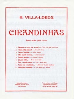 Cirandinhas N° 2 VILLA-LOBOS Partition Piano