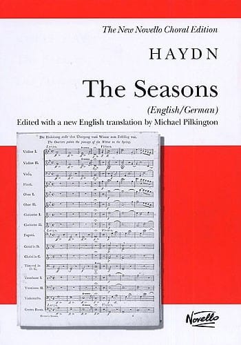 The Seasons Hob 21-3 Englais/ Allemand HAYDN Partition Chœur