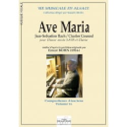 Ave Maria. Choeur GOUNOD / BACH Partition Chœur