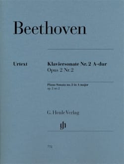 Sonate pour piano n° 2 en la majeur Opus 2-2 BEETHOVEN Partition Piano