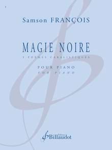 Magie Noire Samson François Partition Piano