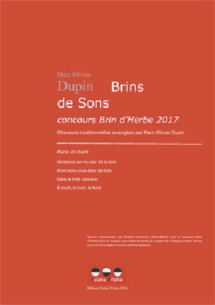 Brins de son Marc-Olivier Dupin Partition Chœur