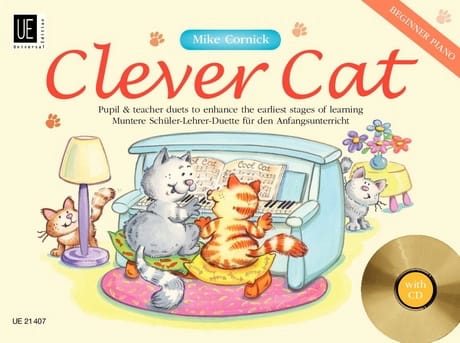 Clever Cat. 4 Mains Mike Cornick Partition Piano