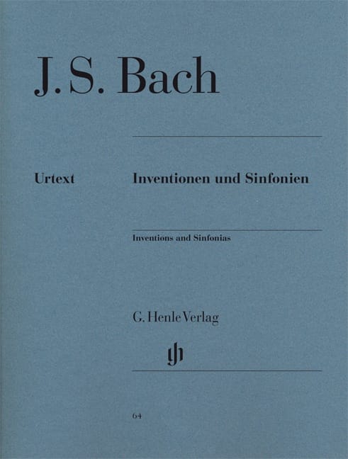 Inventions à 2 et 3 voix BACH Partition Piano