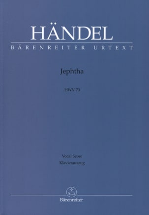 Jephtha HAENDEL Partition Chœur