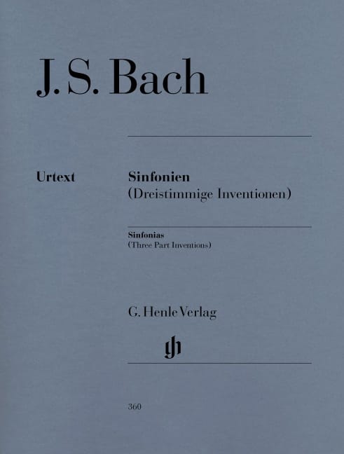 Sinfonies BWV 787-801 BACH Partition Piano