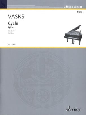 Cycle Peteris Vasks Partition Piano