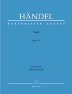 Saul. HWV 53 HAENDEL Partition Chœur