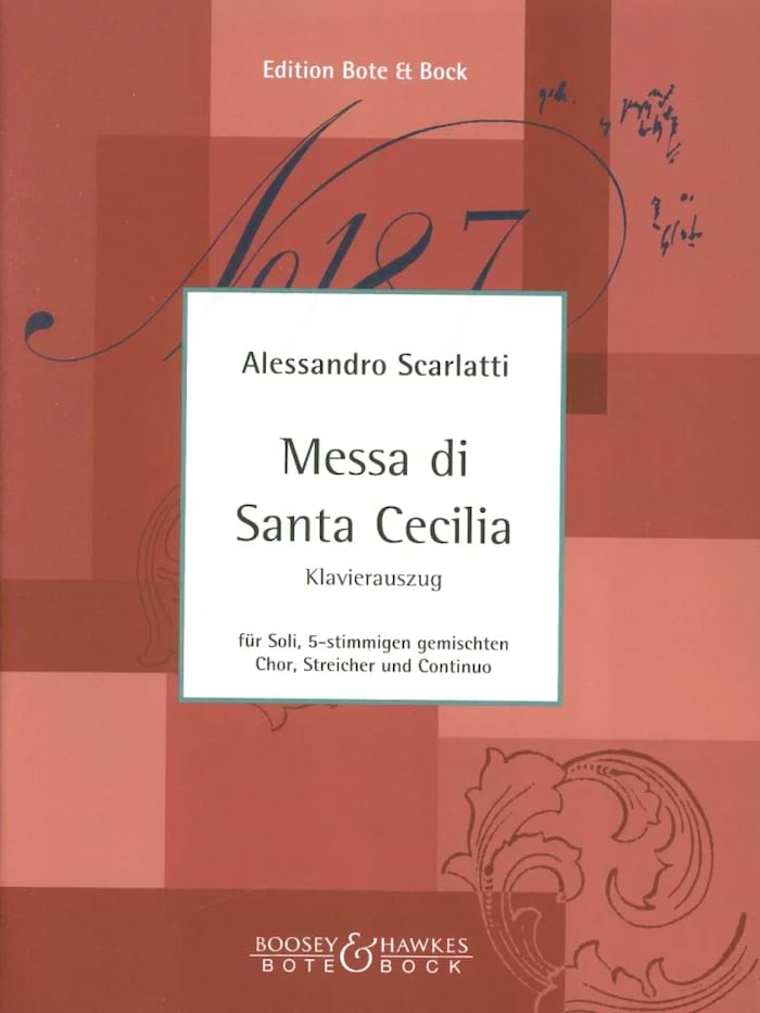 Messa Di Santa Cecilia - Alessandro Scarlatti - Partition - Chœur