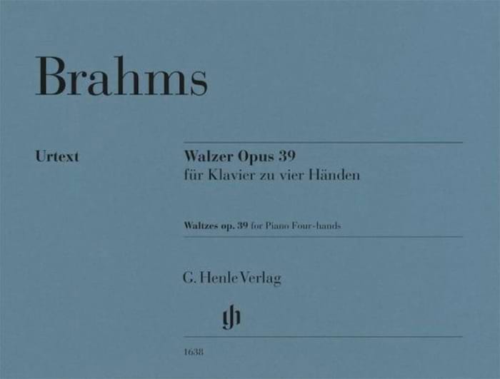 Valses Opus 39. 4 Mains BRAHMS Partition Piano