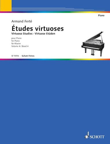 Etudes Virtuoses Volume 4 Armand Ferté Partition Piano