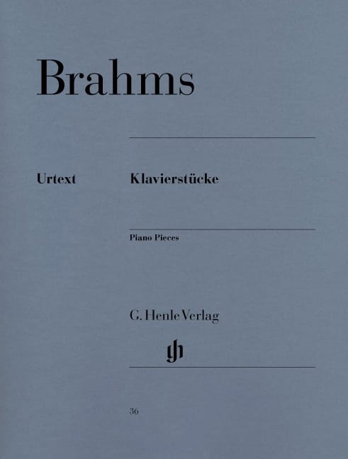 Klavierstücke BRAHMS Partition Piano