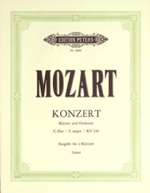 Concerto Pour Piano N° 8 En Do Majeur KV 246 MOZART Partition Piano