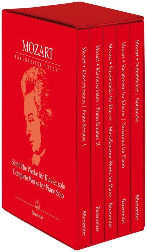 Œuvres complètes pour piano seul - Coffret de 4 volumes - MOZART