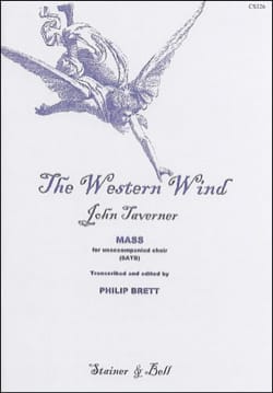 The Western Wind John Taverner Partition Chœur