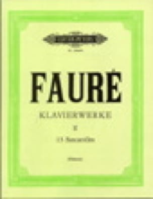 Klavierwerke Vol 2 : Barcarolles. FAURÉ Partition Piano