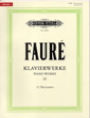 Nocturnes. FAURÉ Partition Piano