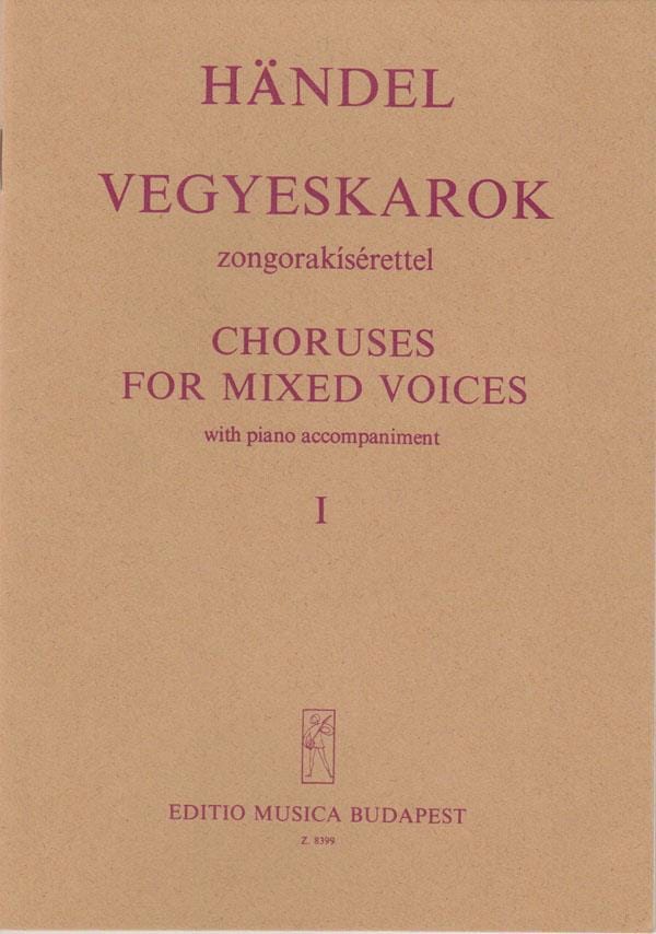 Choruses For Mixed Voices Vol 1 HAENDEL Partition Chœur