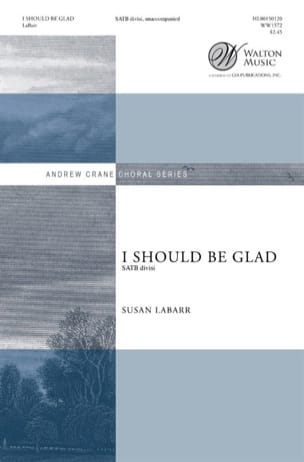 I should be glad Susan Labarr Partition Chœur