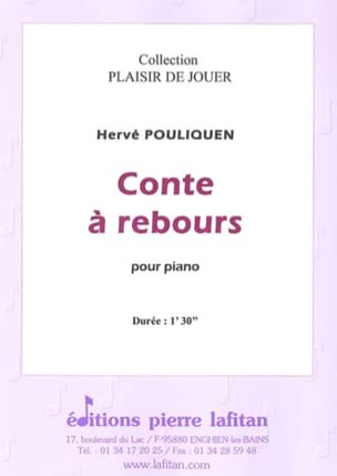 Conte à rebours Hervé Pouliquen Partition Piano