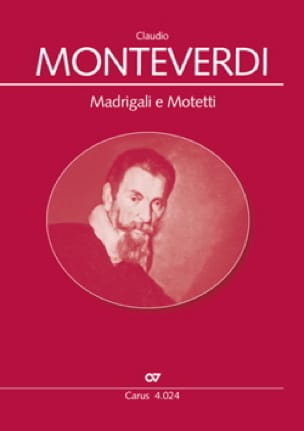 Madrigali et Motetti MONTEVERDI Partition Chœur