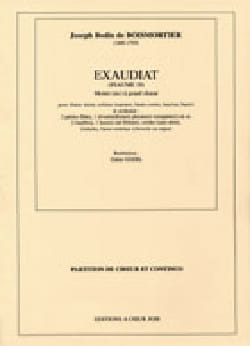 Exaudiat. Conducteur BOISMORTIER Partition Chœur