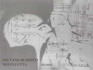 Novelletta Sylvano Bussotti Partition Piano