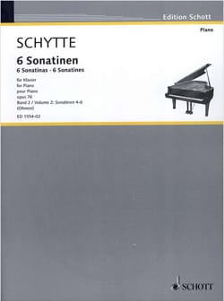 6 Sonatinen Op. 76 Vol 2. Sonatinen 4-6 Ludvig Schytte Partition Piano