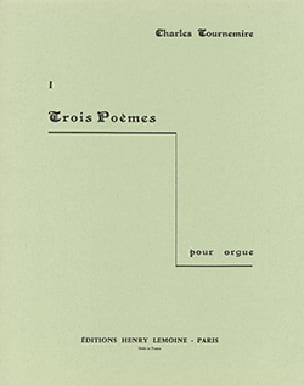 3 Poèmes N°1 Op. 59-1 Charles Tournemire Partition Orgue