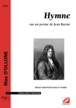 Hymne Max d' Ollone Partition Chœur