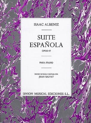 Suite Espanola ALBENIZ Partition Piano