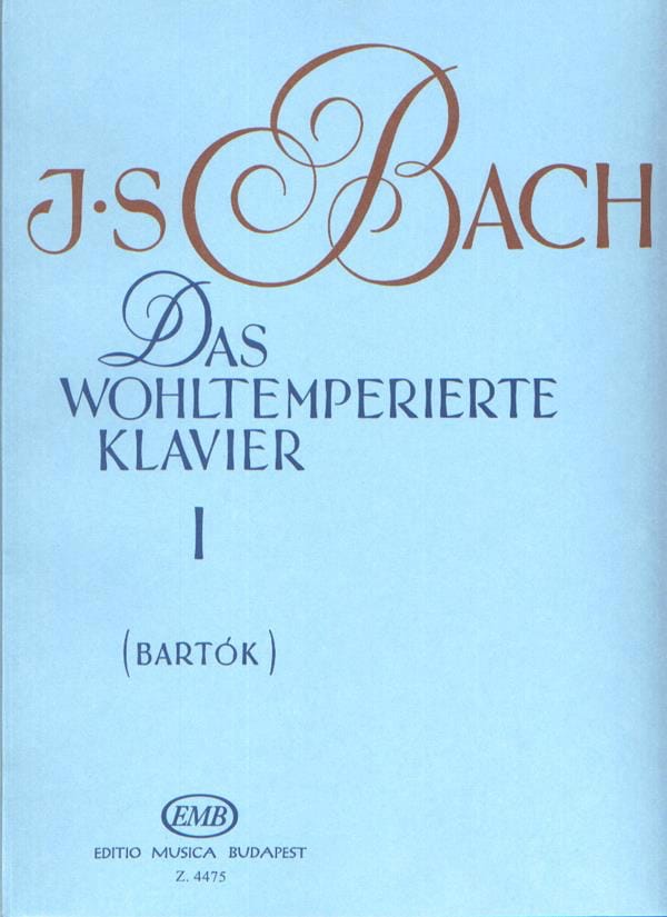 Le Clavier Bien Tempéré Volume 1 BACH Partition Piano