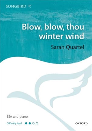 Blow, blow, thou winter wind Sarah Quartel Partition Chœur