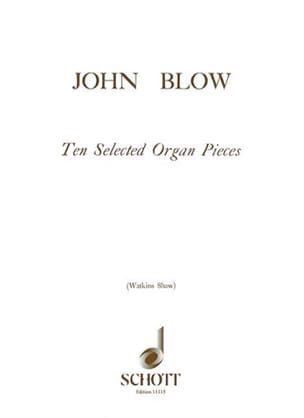 10 Pièces Choisies John Blow Partition Orgue