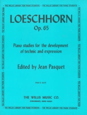 Studies for piano Op. 65 A. Loeschhorn Partition Piano